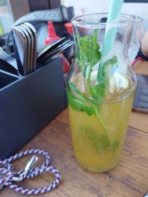 Homemade lemonade at Viet Soup in Vienna