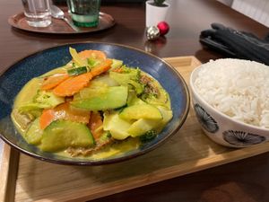 Seitan Curry  at Viet Soup in Vienna