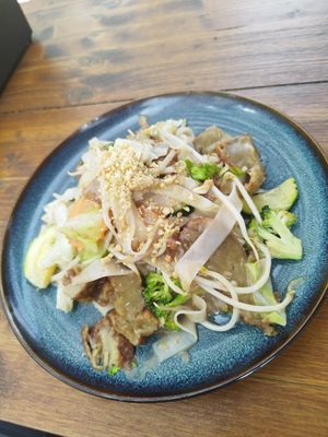 Seitan nut noodles at Viet Soup in Vienna