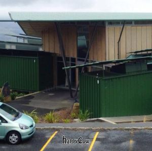 Entrance at Horopito Cafe in Dunedin