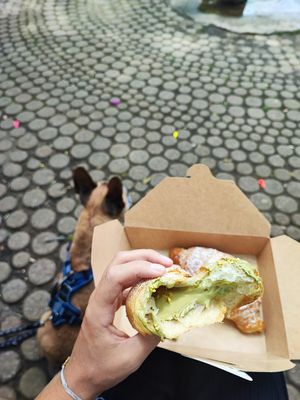 Füllung Pistazie at Grey Kaffee in Vienna