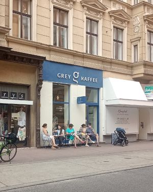  at Grey Kaffee in Vienna