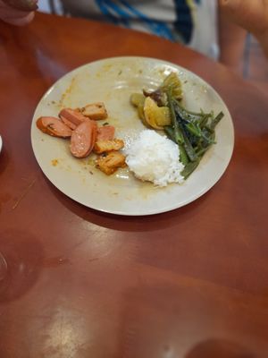 Vegan plate at An Buffet Chay - Ăn Chay Vì Sức Khoẻ in Vung Tau