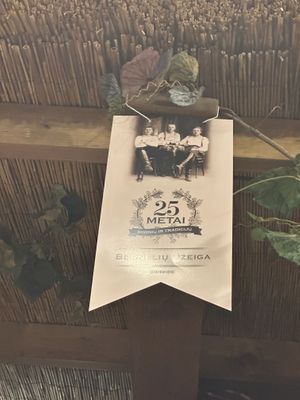 25th anniversary 🥳.  at Bernelių Užeiga - Gedimino in Vilnius