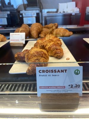 Mixed berries croissants   at MXP - Caffe Kimbo in Bergamo