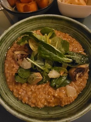 Lentil main course at HEBE  in Paris