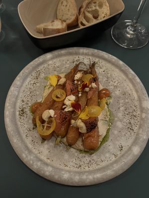 Entree  at HEBE  in Paris