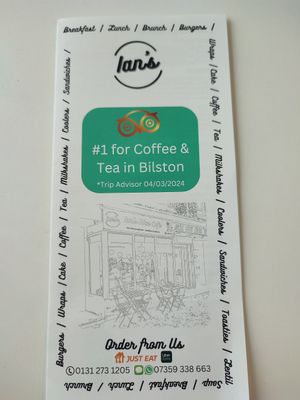  at Ian's Wee Cafe in Roslin