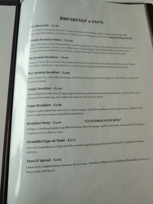  at Ian's Wee Cafe in Roslin