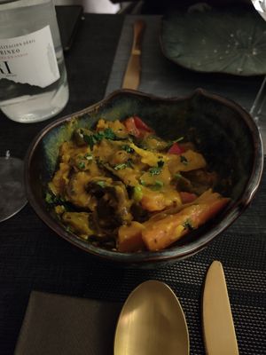 Curry vegetal at Indian Chef in Figueres