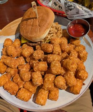 Vegan Justice Beaver w/ beyond burger at Ritcey East in Watertown