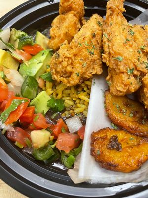 Black bean bowls at Iconic Vegan Cafe in Dallas