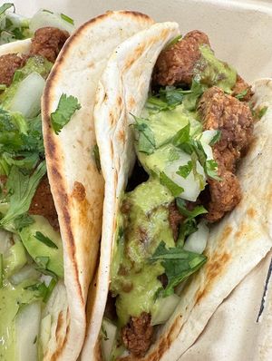   at Iconic Vegan Cafe in Dallas