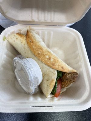 Chickpea Taco, I think!   at Iconic Vegan Cafe in Dallas