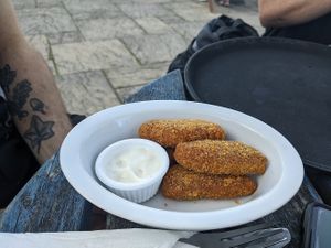 Vegan crispy strips at Fairways Inn in Sheffield