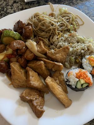 Buffet at Cheiro Verde in Foz Do Iguacu