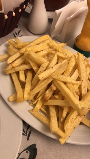 French fries at Restorant 4 Stinet in Vlore