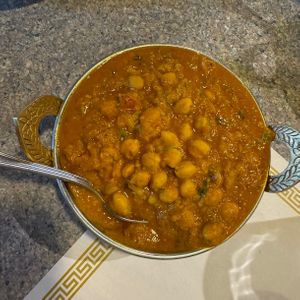 chana masala   at Himalayan Cuisine in La Mesa