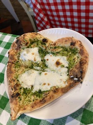 Garlic bread with vegan cheese. Didn’t taste very garlicky.  at Pizza Pilgrims in Nottingham