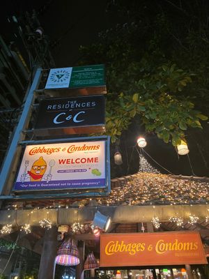  at Cabbages & Condoms Restaurant in Bangkok