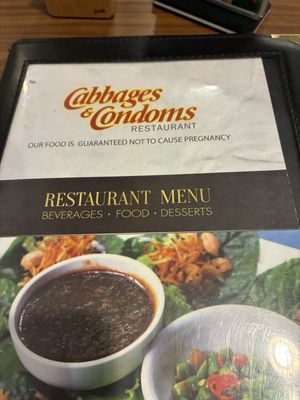   at Cabbages & Condoms Restaurant in Bangkok