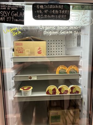 Ice creamm  at Taizen Organic in Osaka