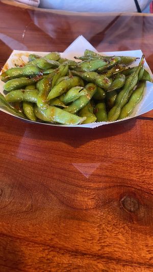 Thai edamame  at The Mongolorian BBQ in Orlando