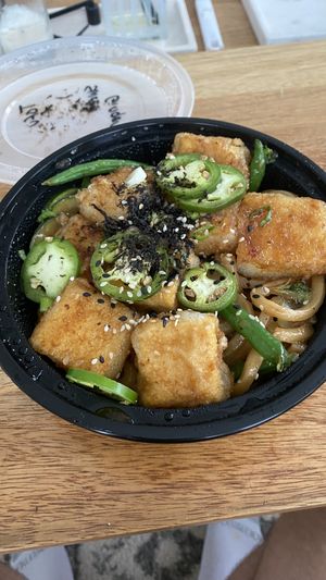 Holds up well in takeout  at The Mongolorian BBQ in Orlando