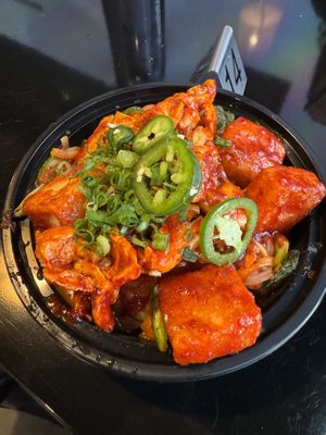 Custom bowl  at The Mongolorian BBQ in Orlando