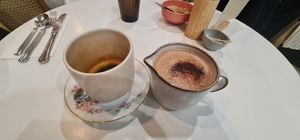 Mocha with option for plant milk at The Hardware Société in Melbourne