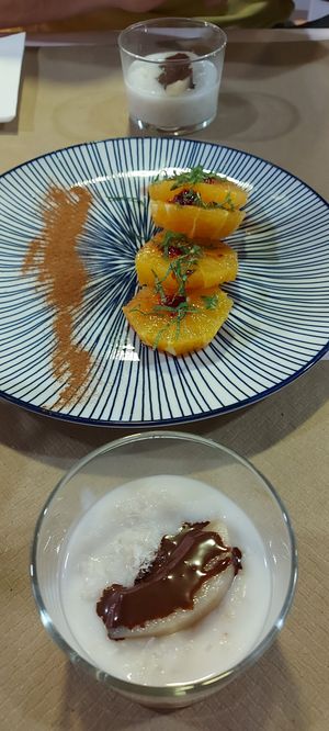 Orangen aus dem eigenen Garten at SAÓ in Elche