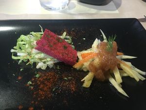 Ensalada espectacular, riquísima  at SAÓ in Elche