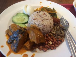 nasi lemak at Simple Life - KLCC in Kuala Lumpur