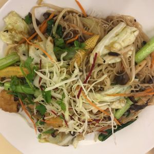 vegan noodles  at Simple Life - KLCC in Kuala Lumpur