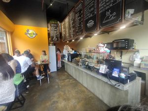 interior at Borneo Rock Cafe in Semporna