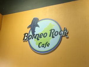 logo at Borneo Rock Cafe in Semporna