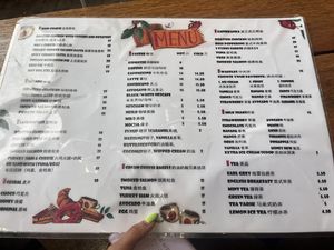 This is their current menu   at Borneo Rock Cafe in Semporna