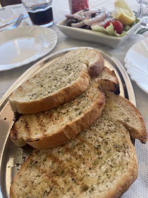 Olives & Bread  at Vangelis Hotel Restorant in Himare