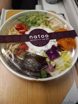 vegan bowl at Natoo   in Prague