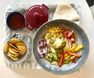 Vegan minced meat salad  at O'Tortilla in Kristinehamn