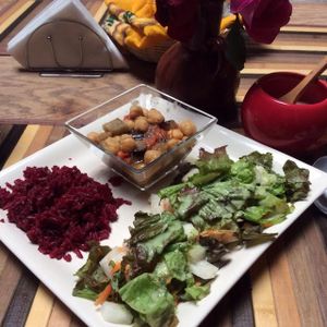 set lunch at Centro Bharati in Guanajuato