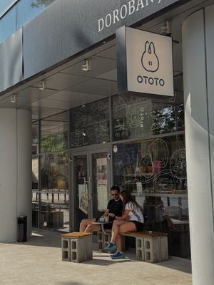 Outdoor terrace at OTOTO Dorobanti in Bucharest