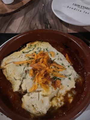 vegan lasagna   at La Loca María in Granada