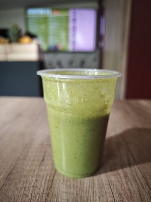 Green smothie at Tuti Fruti Bar in Nis