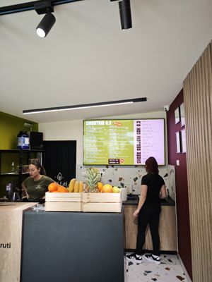 Inside at Tuti Fruti Bar in Nis