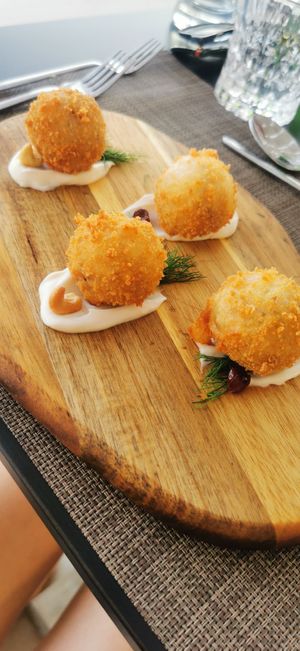 Vegan cheese balls at Elaia Vegan Restaurant - Maybe Closed in Zakynthos
