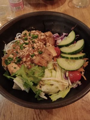 Vegan Bo Bun with tofu at My Little Warung Nantes in Nantes