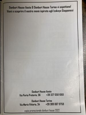   at Donburi House Aosta - Ramen Izakaya in Aosta