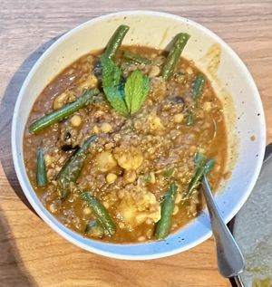 Vegan humble  at Bay of Burma  in San Francisco