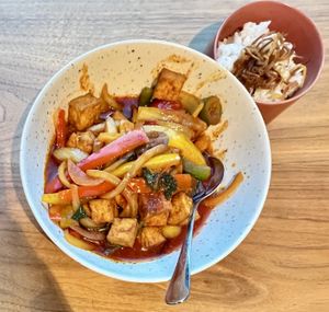 Spicy Bell Pepper Tofu  at Bay of Burma  in San Francisco